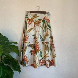 GORGEOUS ModCloth Jungle Parrot A-Line Skirt